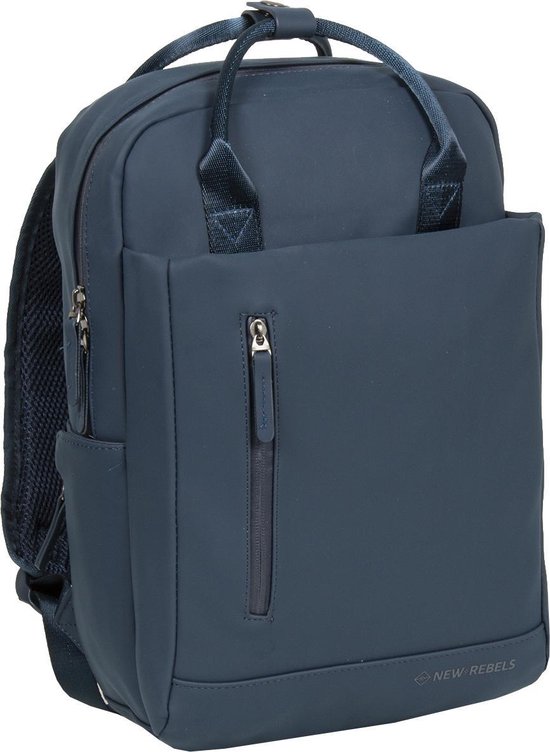 New compartiment pour ordinateur portable - Rebels® Harper Backpack - 9Liter - 28x8x38cm - Navy