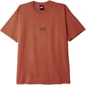 Obey Black Bar Heavyweight T-shirt - Ginger