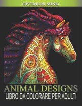Animal Design Libro Da Colorare Per Adulti