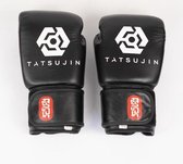 Tatsujin Kickboks Handschoenen - 12oz - Zwart / Wit - Professionele kwaliteit voor training en wedstrijd