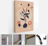 Abstract Botanical Organic Art Illustration. Set of soft color painting wall art for house decoration - Modern Art Canvas - Vertical - 1957430671 - 115*75 Vertical