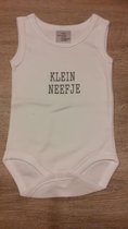 WDLS- Baby-Romper-klein neefje-maat 50/56 -bedrukt rompertje