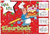 kleurboek junior A4 papier wit/rood 24 kleurplaten