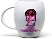 ovale mok David Bowie Aladdin Sane wit 440 ml
