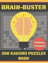 Brain-Buster 200 Kakuro Puzzles Book