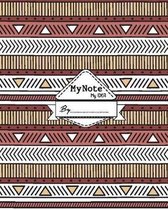 Notebook: My Note My Idea,8 x 10, 110 pages: Boho