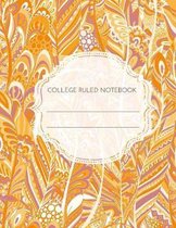 College Ruled Notebook