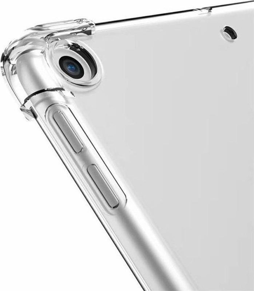 Apple iPad 10.2 (2019) Achterkant Transparant Antishok back cover hoesje