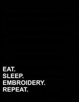Eat Sleep Embroidery Repeat
