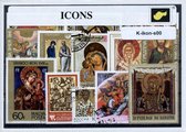 Ikonen – Luxe postzegel pakket (A6 formaat) : collectie van verschillende postzegels van ikonen – kan als ansichtkaart in een A6 envelop - authentiek cadeau - kado - geschenk - kaa