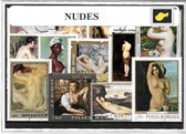 Naakten – Luxe postzegel pakket (A6 formaat) : collectie van verschillende postzegels van schilderijen van naakten – kan als ansichtkaart in een A6 envelop - authentiek cadeau - kado - geschenk - kaart - schilderij - kunst - nudes - Naaktschilderijen