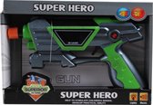 pistool Super Hero junior zwart/groen