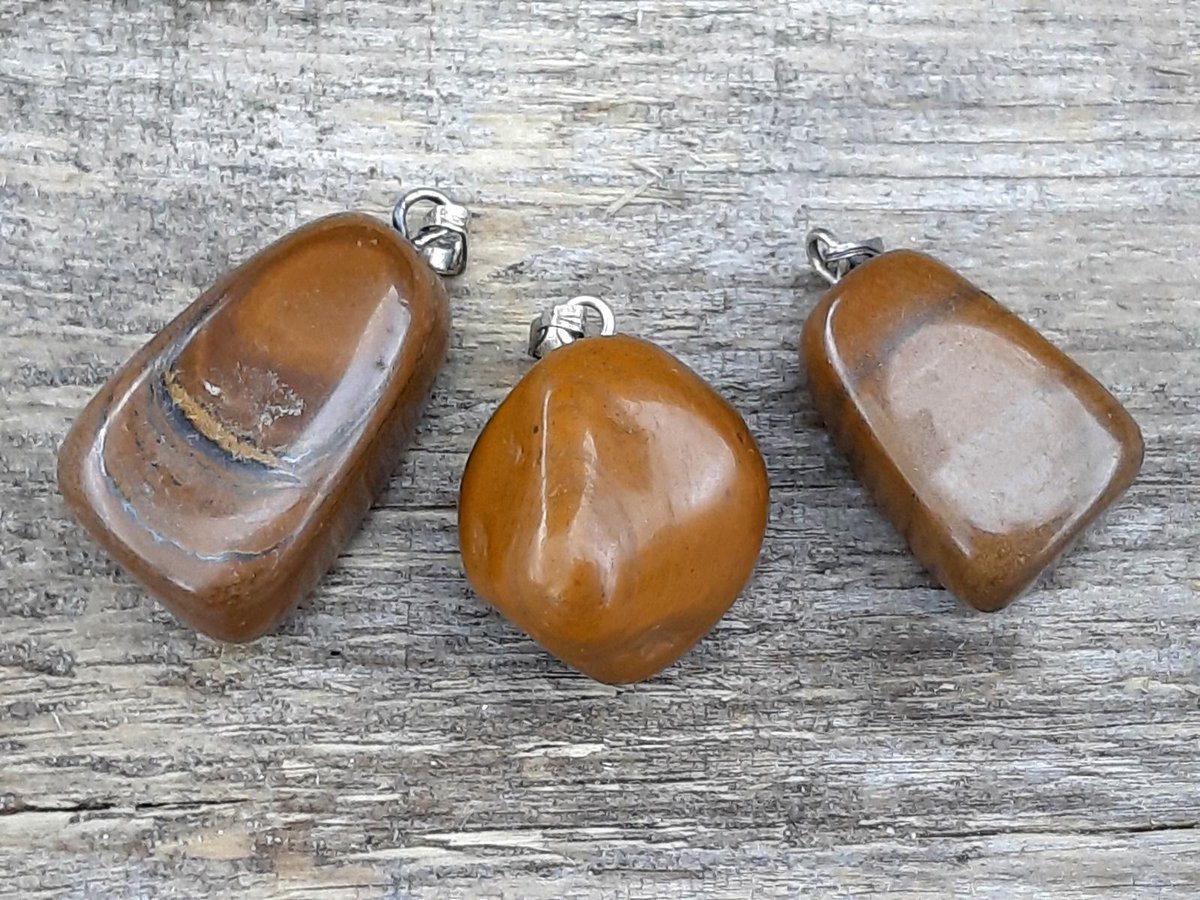 Edelsteen Tijgerijzer hanger