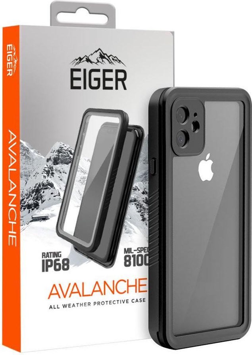 Eiger Avalanche Apple iPhone 11 Waterdicht Hoesje Zwart