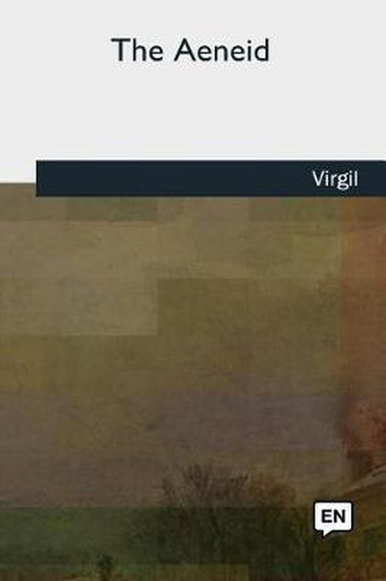 Livre "The Aeneid" de Virgil, avec un fond brun et vert.
