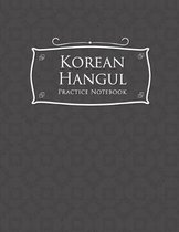 Korean Hangul Practice Notebook