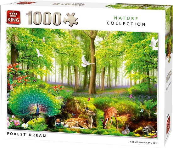 tweedehands Ongelofelijk Accommodatie King legpuzzel 1000 stukjes - Nature Collection Forest dream (New  Collection) | bol.com