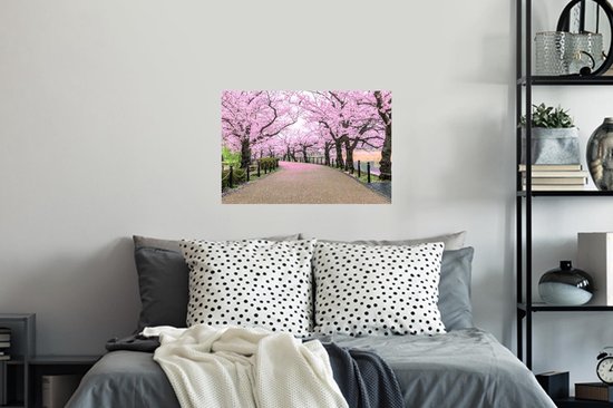 Stickers Stickers muraux - Sakura - Printemps - Japon - 60x40 cm - Feuille adhésive