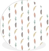 WallCircle - Tableau - Motifs De Ressorts Xxl - Multicolore - 120 X 120 Cm