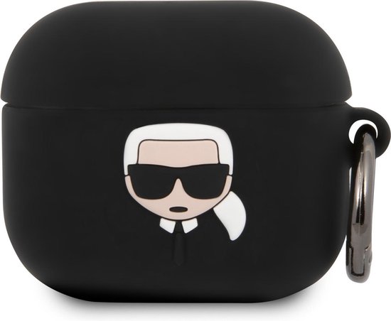 Karl Lagerfeld Airpod 3 Case - Zwart - Karl - Silicone | bol.com