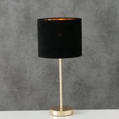 Boltze Home Tafellamp Lorie Ø18x40cm zwart