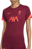 Nike Strike Sportshirt - Maat S  - Vrouwen - Rood - Oranje