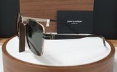 Yves Saint Laurent M55-zonnebril-Zwart/Goud-Grijs-57mm