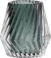 Light & Living Theelicht 8,5cm glas groen KEANU