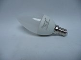Familyled Lamp LED kaars model  frosted glas  E14-4Watt -kleur 4000Kelvin- lichtsterkte 450 Lumen-