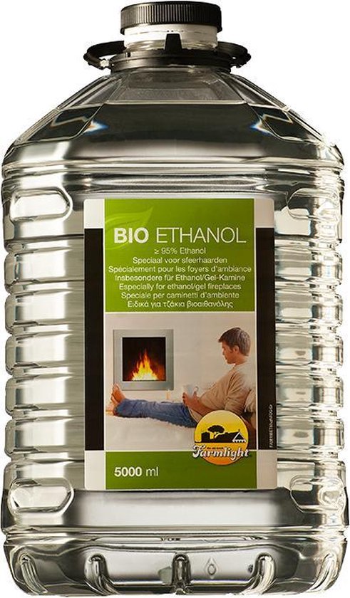 oogsten Vloeibaar hanger Bio-Ethanol - 5 Liter - 95% Ethanol | bol.com