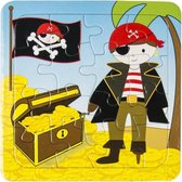 legpuzzel Piraat Schatkist junior karton 16 stukjes