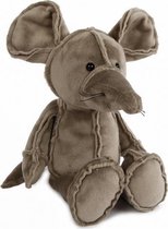 knuffel muis junior 26-40 cm pluche grijs