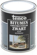 Tenco bitumen constructielak zwart - 1 liter