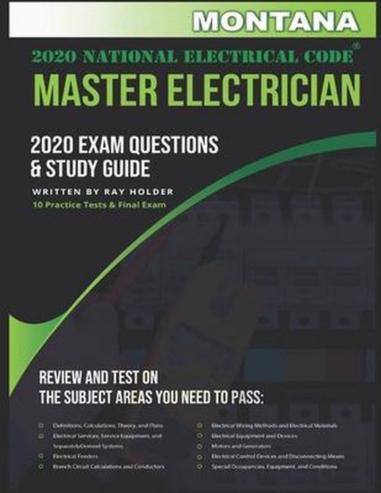 Montana 2020 Master Electrician Exam Study Guide and Questio ... - cover