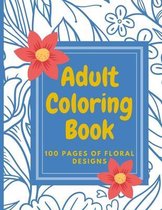 Adult Flower Coloring Book