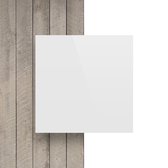Kunststof achterwand keuken wit 3 mm RAL 9003 glans - 100x100cm