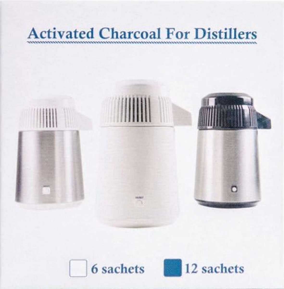 12 x koolstoffilters - Water Distiller Filters - Actieve Koolstoffilter zakjes - Carbon Filter - Koolstof Korrels - Waterzuivering