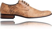 Corkify - Maat 45 - Lureaux - Kleurrijke Schoenen Voor Heren - Veterschoenen Met Print