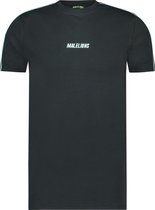 sportief tshirt donkergrijs mint logo maat 4xl