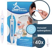 Good Living® - Oorsmeer Verwijderaar - incl. Opbergdoosje - Spiraalvormig - Oorreiniger - Ear Cleaner - Blauw