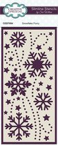 Creative Expressions - Festive Slimline Stencil Snowflake Flurry