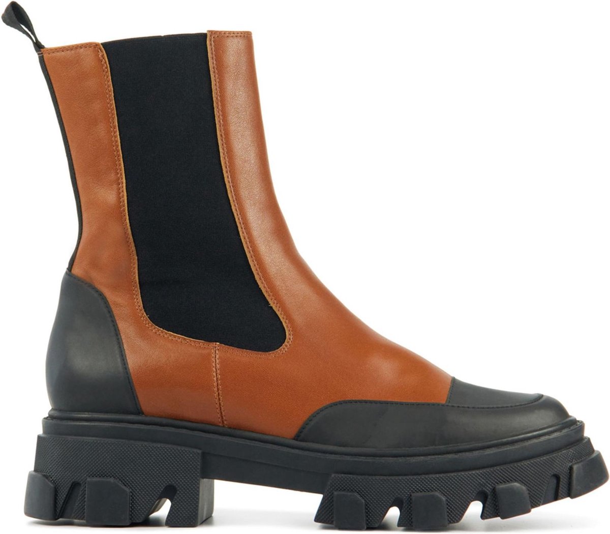 BiBi Lou Chelsea boots Dames / Laarzen / Damesschoenen - Leer - 830T10 -  Cognac - Maat 36 | bol.com