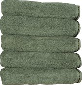 ARTG® Towelzz - Handdoek - 50 x 100 cm - Leger Groen - Army Green - Set 5 stuks