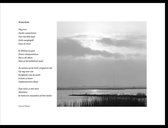 Acacia – Winterlicht 3  – maçonniek gedicht in fotolijst zwart aluminium 30 x 40 cm
