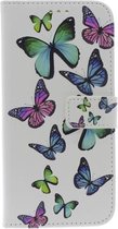Book case voor Ascend P Smart - Bloem