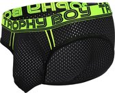 Andrew Christian Trophy Boy Mesh Brief - Maat S - Zwart - Heren slip - Mannen Ondergoed