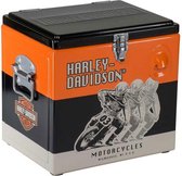 Harley-Davidson Racing Retro Metalen Koelbox