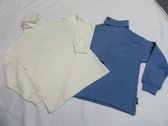 wiplala , unie , coltruiset , souspull ,2stuks , creme en blauw , 6 jaar 114