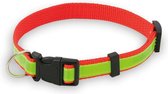 Halsband hond - leiband - reflecterende halsband – huisdieren – rood