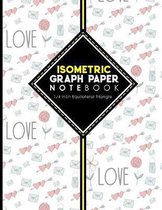 Isometric Graph Paper Notebook: 1/4 Inch Equilateral Triangle